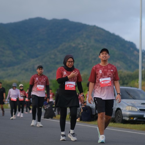 Race photo from KEDIRI HALF MARATHON 2026