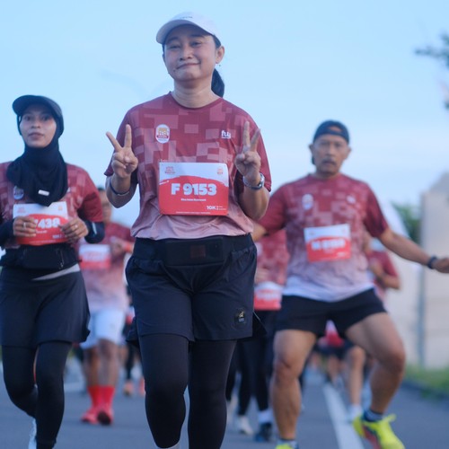 Race photo from KEDIRI HALF MARATHON 2026