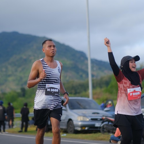 Race photo from KEDIRI HALF MARATHON 2026