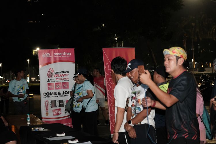 Race photo from Smartfren Run 2024 Vibes