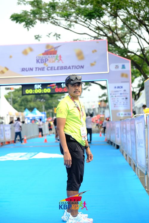 Race photo from CISANGKAN KBP CITY RUN 2025