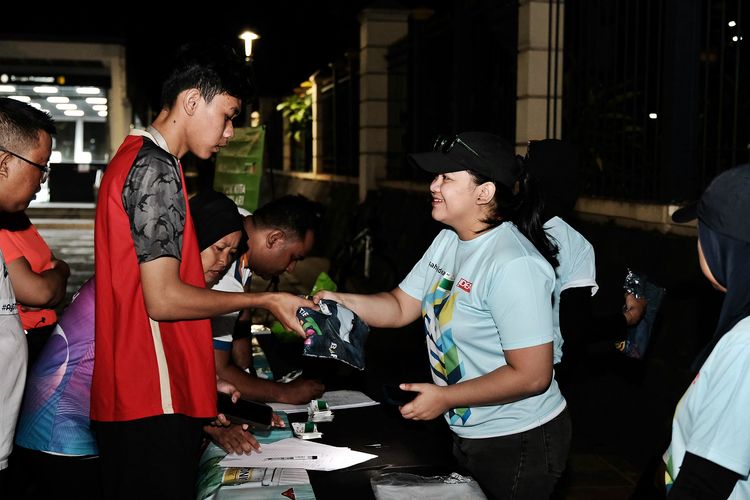 Race photo from Lari Bareng Yuk!