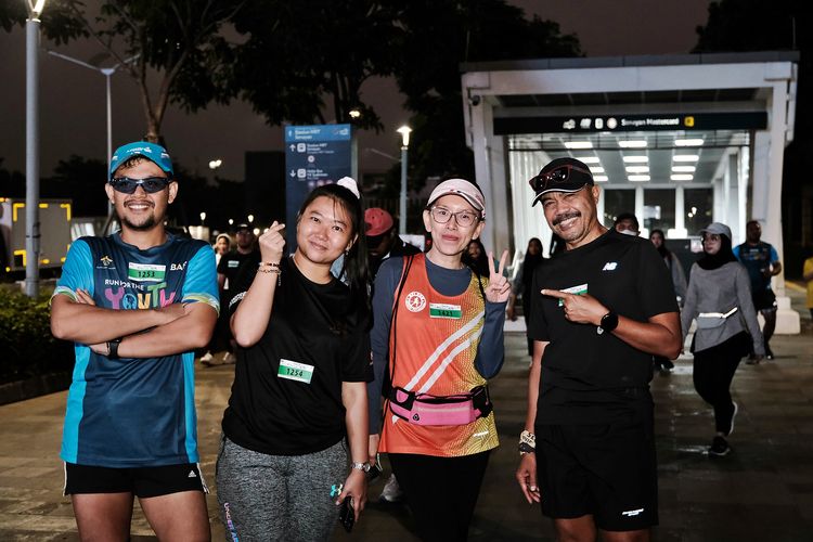 Race photo from Lari Bareng Yuk!