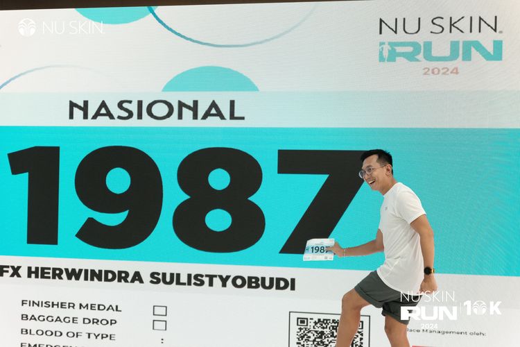Race photo from Nu Skin Run 10K