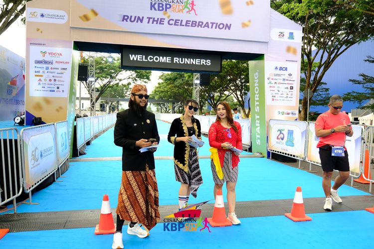 Race photo from CISANGKAN KBP CITY RUN 2025