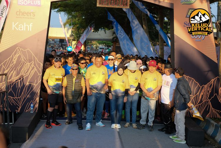 Race photo from Kelud Vertical Challenge 2024