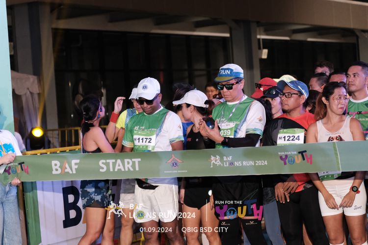 Race photo from BAF LIONS RUN 2024