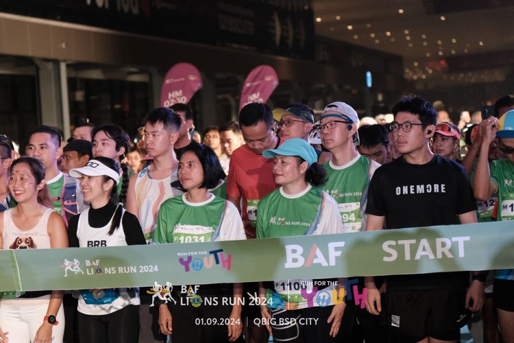 Race photo from BAF LIONS RUN 2024