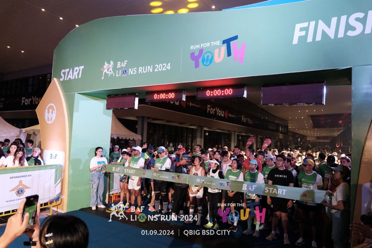 Race photo from BAF LIONS RUN 2024