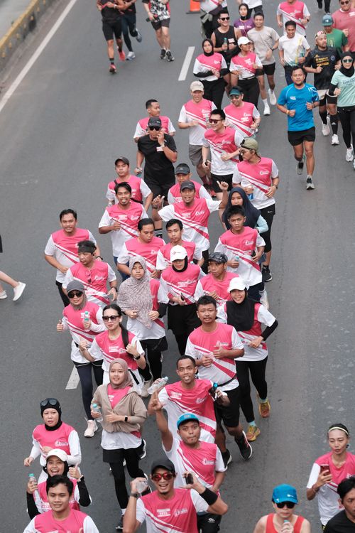 Race photo from Smartfren Run 2024 Vibes