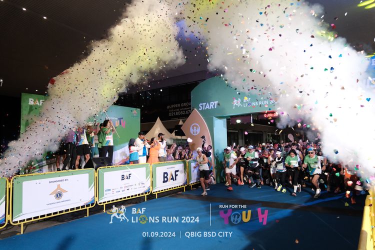 Race photo from BAF LIONS RUN 2024
