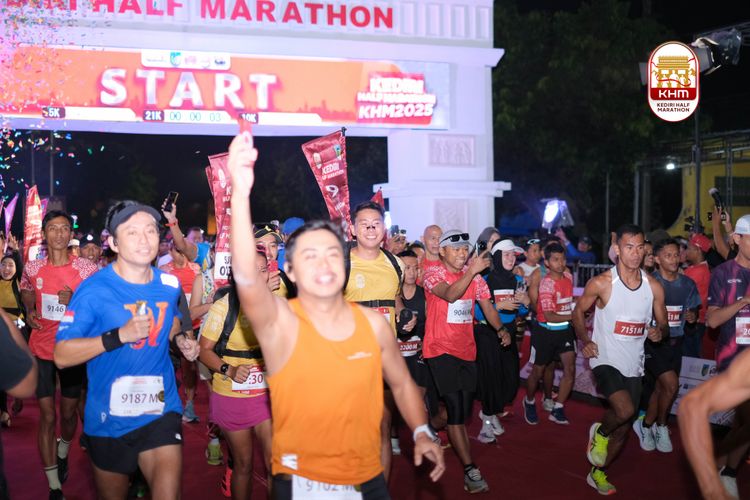 Race photo from Kediri Half Marathon 2025