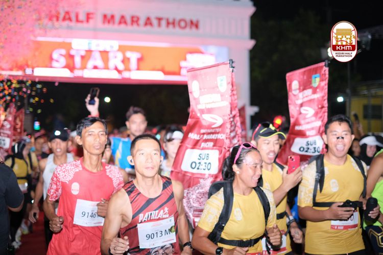 Race photo from Kediri Half Marathon 2025