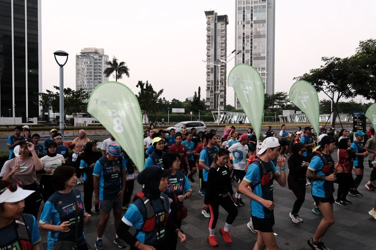 Race photo from Lari Bareng Yuk!