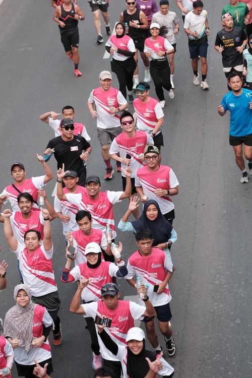 Race photo from Smartfren Run 2024 Vibes