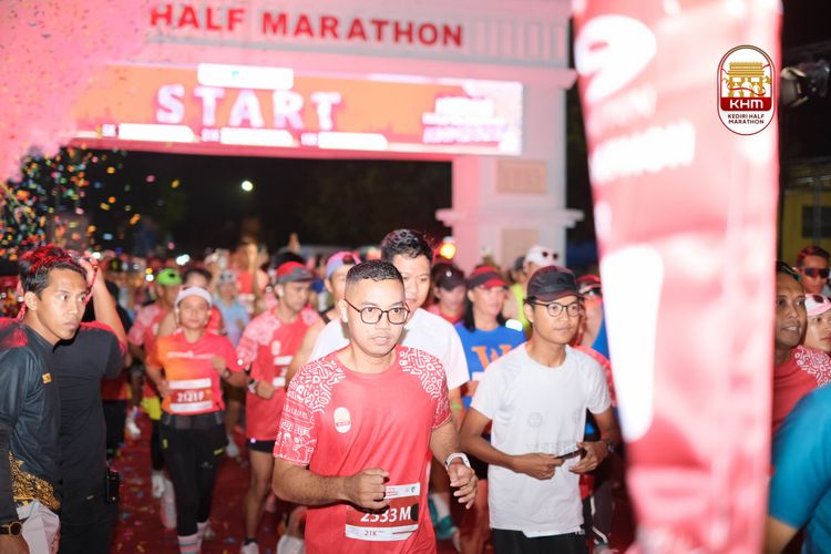 Race photo from Kediri Half Marathon 2025