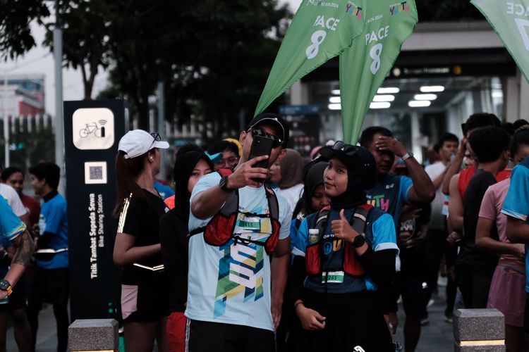 Race photo from Lari Bareng Yuk!