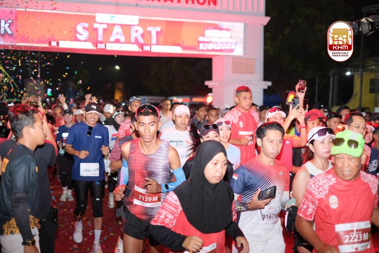 Race photo from Kediri Half Marathon 2025
