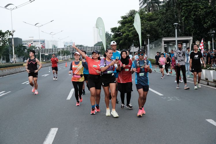 Race photo from Lari Bareng Yuk!