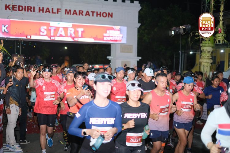 Race photo from Kediri Half Marathon 2025
