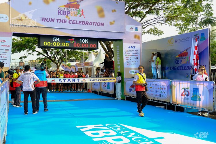 Race photo from CISANGKAN KBP CITY RUN 2025