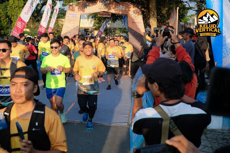 Race photo from Kelud Vertical Challenge 2024