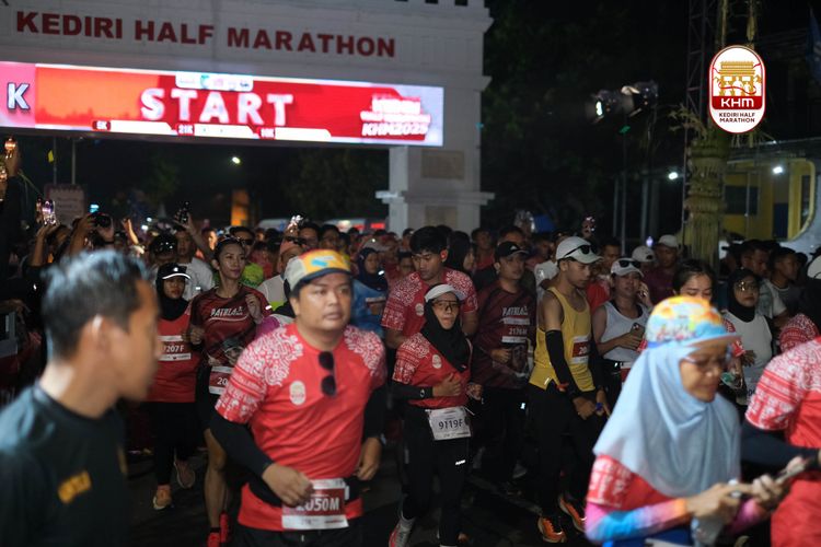Race photo from Kediri Half Marathon 2025