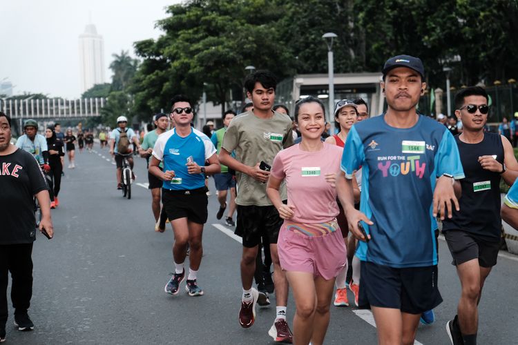 Race photo from Lari Bareng Yuk!