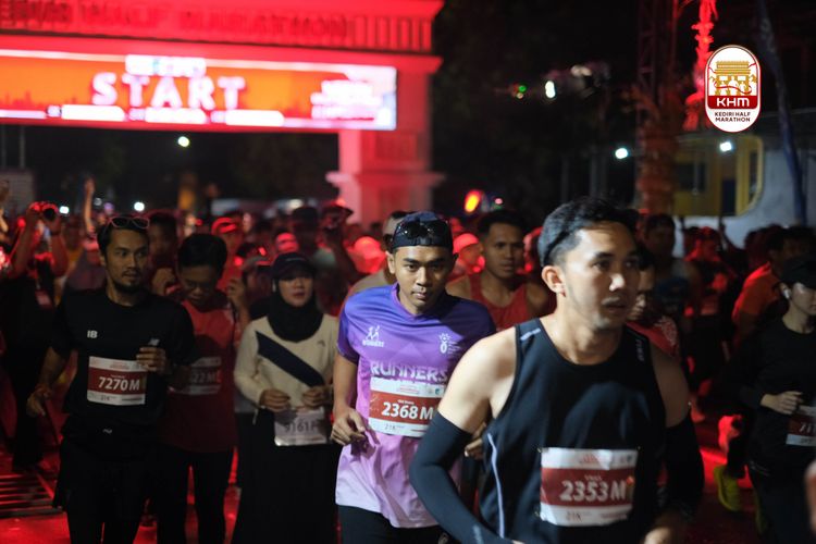 Race photo from Kediri Half Marathon 2025