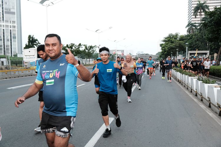 Race photo from Lari Bareng Yuk!