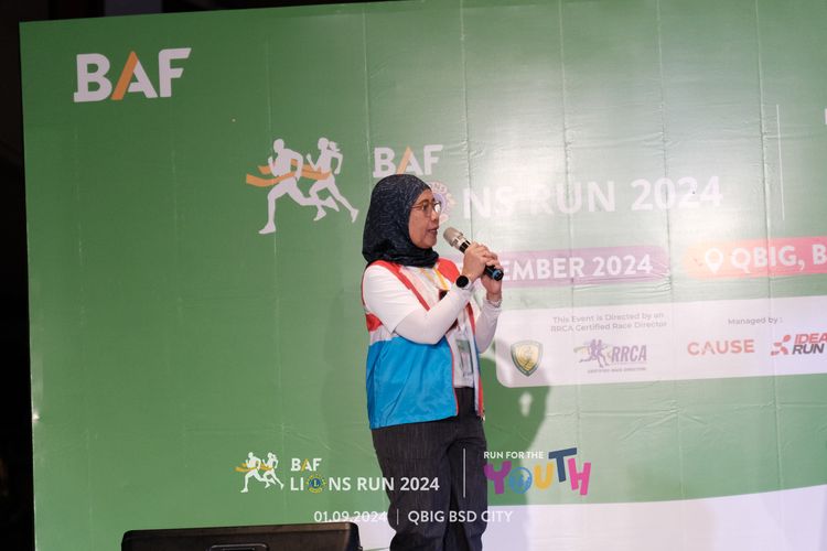 Race photo from BAF LIONS RUN 2024