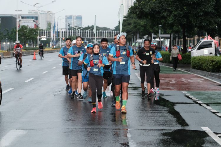 Race photo from Road to BAF Lions Run 2024