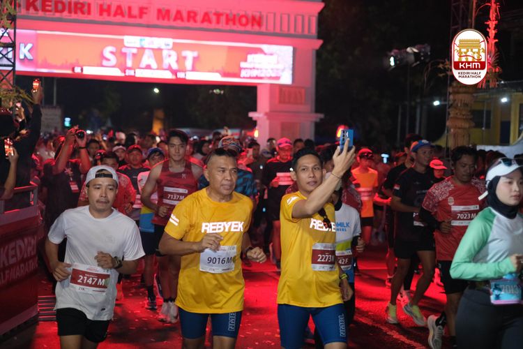 Race photo from Kediri Half Marathon 2025