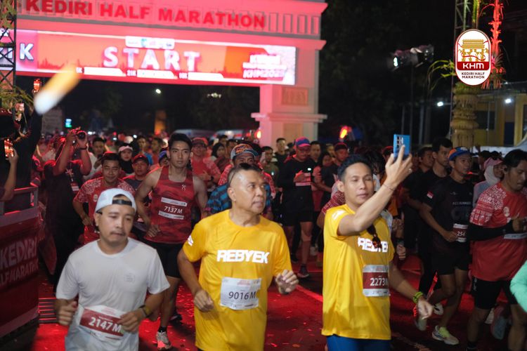 Race photo from Kediri Half Marathon 2025
