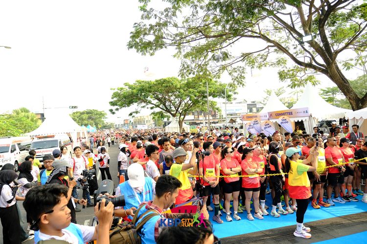 Race photo from CISANGKAN KBP CITY RUN 2025