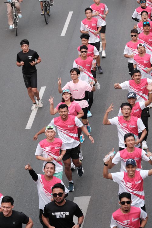 Race photo from Smartfren Run 2024 Vibes
