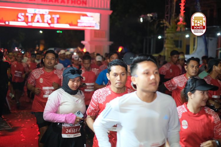 Race photo from Kediri Half Marathon 2025