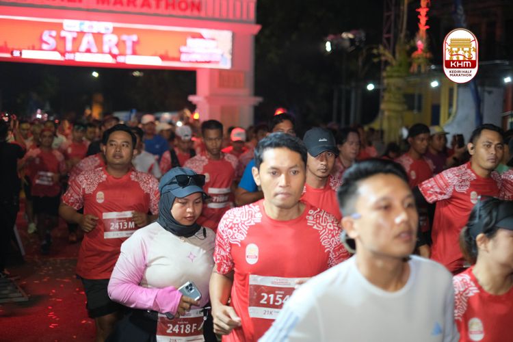 Race photo from Kediri Half Marathon 2025