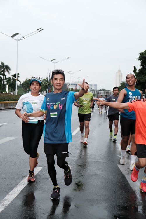 Race photo from Road to BAF Lions Run 2024