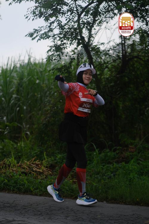 Race photo from Kediri Half Marathon 2025