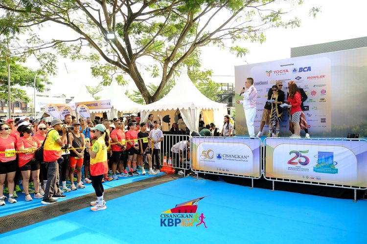 Race photo from CISANGKAN KBP CITY RUN 2025