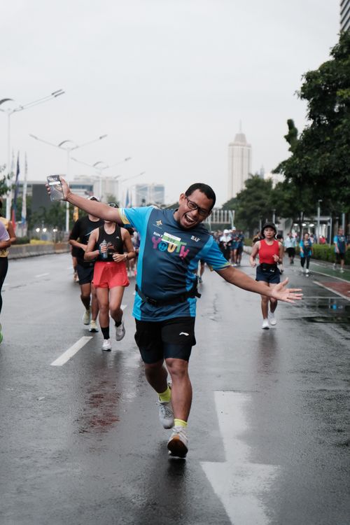 Race photo from Road to BAF Lions Run 2024