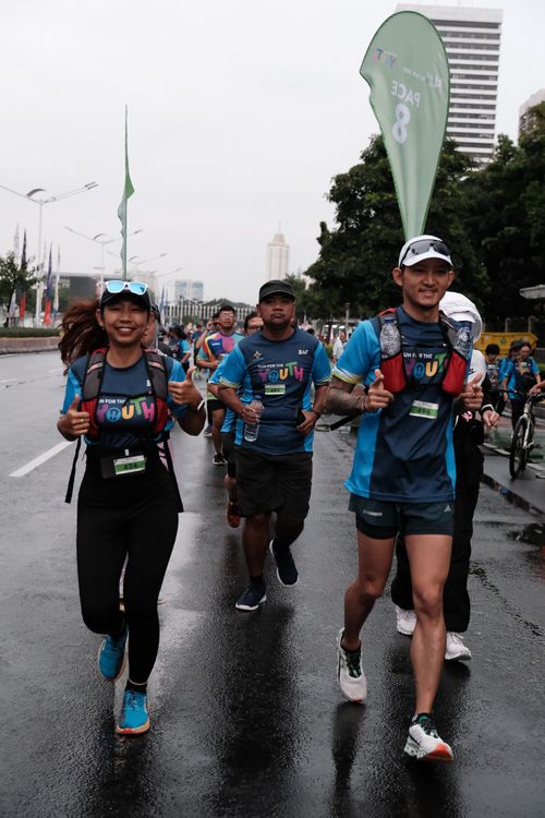 Race photo from Road to BAF Lions Run 2024