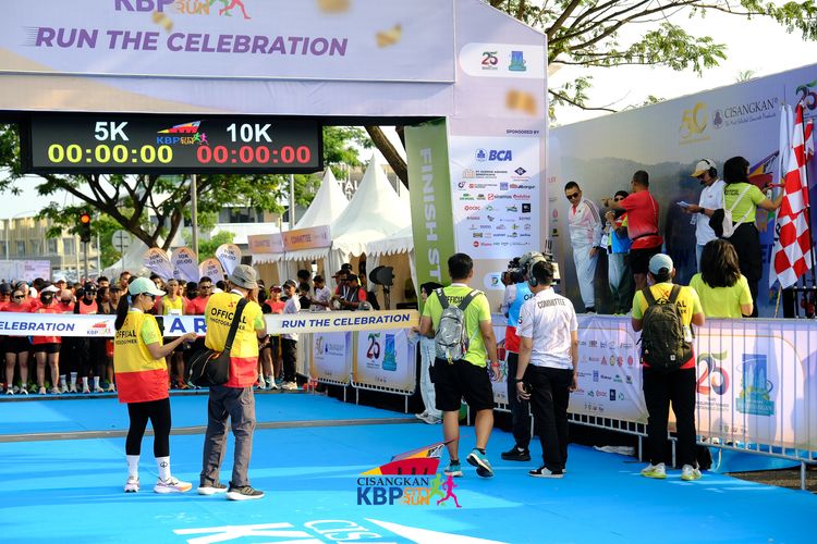 Race photo from CISANGKAN KBP CITY RUN 2025