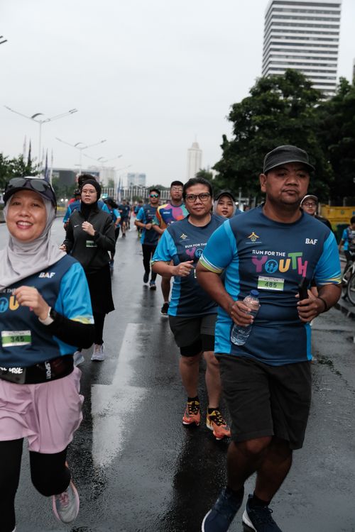 Race photo from Road to BAF Lions Run 2024