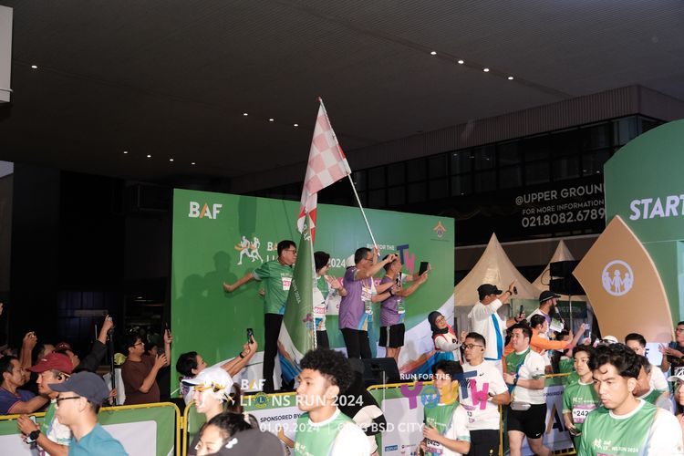 Race photo from BAF LIONS RUN 2024