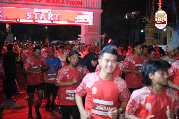 Race photo from Kediri Half Marathon 2025