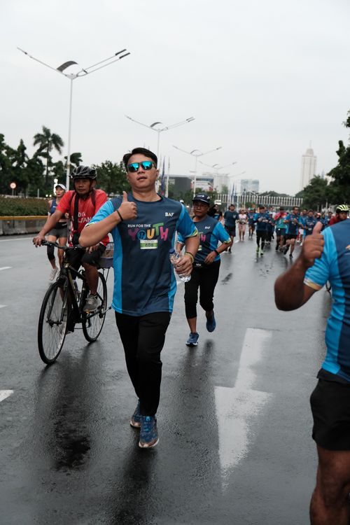 Race photo from Road to BAF Lions Run 2024