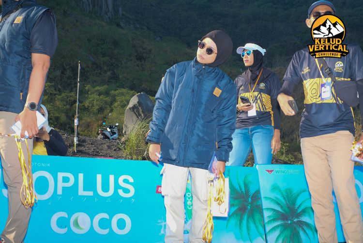 Race photo from Kelud Vertical Challenge 2024