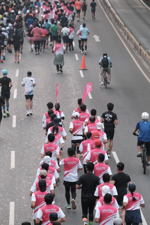 Race photo from Smartfren Run 2024 Vibes
